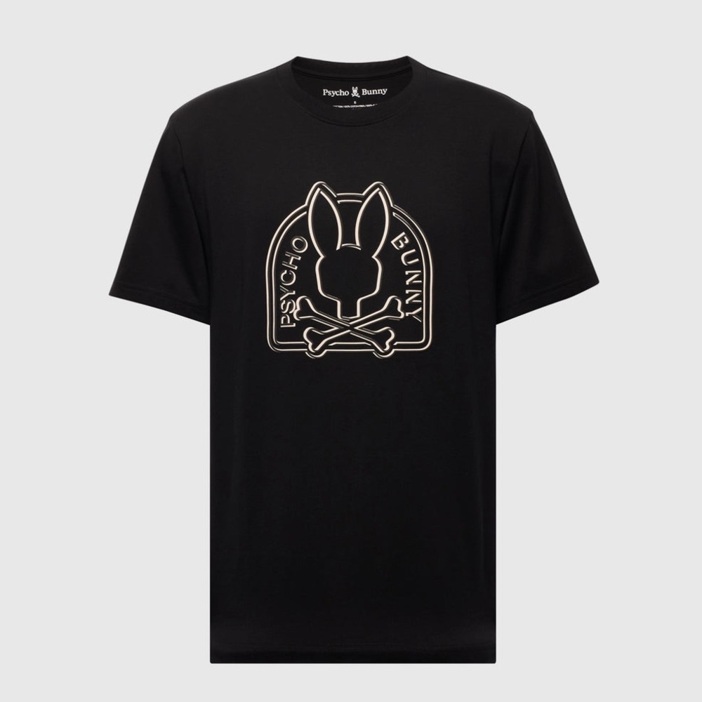 Psycho Bunny Melbourne Graphic Tee - Black